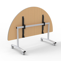 Table de bureau scolaire pliable au design moderne avec fonction de réglage en hauteur pour atelier et hôtel