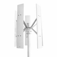 Éolienne à axe vertical GWH-3KW, énergie propre pour la maison et l'industrie légère, prête pour l'hybride éolien-solaire, zéro coût de carburant, VAWT