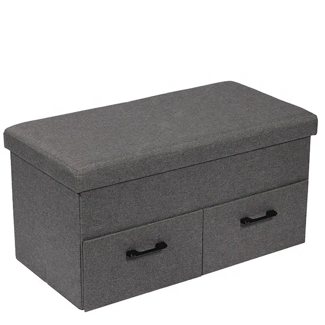 Oturma kanepe katlanabilir depolama osmanlı tezgah ev küp kumaş saklama kutusu dışkı ayak dışkı depolama