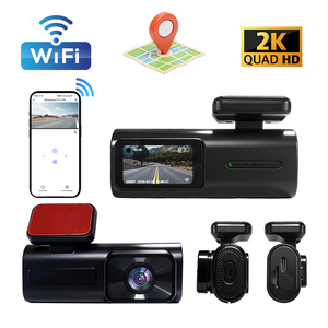 Cámara para Coche Inalámbrica WIFI 2K con Grabación en Bucle y Pantalla LCD, Grabadora Frontal Universal HD con Monitor de Estacionamiento - Product Image 1