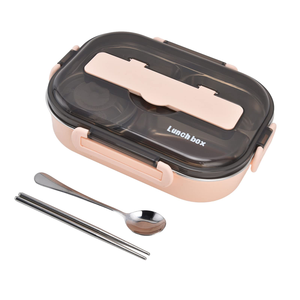Lonchera de Acero Inoxidable para Adultos, Libre de BPA, Apta para Microondas y Lavavajillas, con Cubiertos para Niños y Estudiantes, para la Escuela - Product Image 3