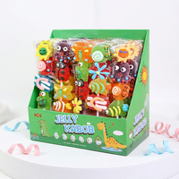Bonbons gélifiés aux fruits colorés, design mignon, friandise sucrée pour les enfants, idéal pour l'heure des collations