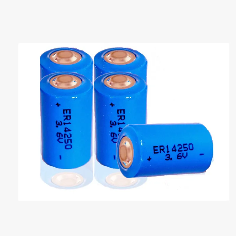 3.6V بطارية ليثيوم 1/2AA ER14250 1200mAh غير شحن قادرة على بطاريات er14250