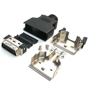 ขั้วต่อชนิด HPCN 26 พิน IDC สำหรับขั้วต่อสายเคเบิล SCSI ตัวผู้ ประกอบด้วย 10126-6000EC + 10326-3210-006 - Product Image 1