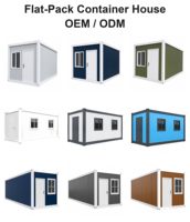 Bâtiment Modulaire Préfabriqué Démontable et Transportable de 20 et 40 pieds pour Habitation Moderne ou Bureau