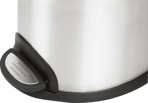 Poubelle de cuisine ovale en acier inoxydable de 30 litres Poubelle PE à commande au pied avec <span class=keywords><strong>couvercle</strong></span> pour maison, hôtel, salle de bain, sac de rangement emballé - Product Image 5