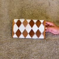 Dompet Kulit Asli Ukiran Tangan Trendi Baru, Tas Selempang Ponsel Bergaya Multifungsi Warna Pink, Dompet Clutch Crossbody