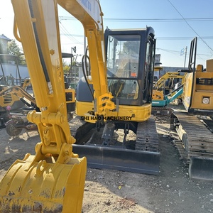 Excavatrice sur chenilles Komatsu PC40 de 4 tonnes pour usage agricole et domestique avec moteur, pompe et boîte de vitesses - Product Image 5