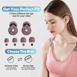 จุกอุดหูแฟชั่น ลดเสียงรบกวน จุกอุดหูซิลิโคนสำหรับนอนหลับ พร้อมกล่องเก็บ จากผู้ผลิต - Product Image 2