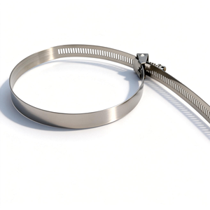 Klem Pipa Logam Stainless Steel Klem Selang Klip Selang Amerika Klem Selang Hidrolik Tugas Berat - Product Image 6