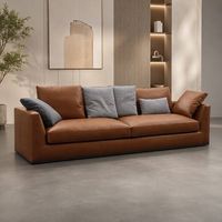 Ensemble de canapé sectionnel en forme de L en cuir PU YUANCHANG avec pieds en acier inoxydable - Canapé de salon confortable et durable