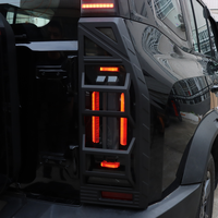 Cache de feu arrière en ABS noir mat Jetour Traveler T2 Accessoire extérieur