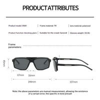 Vente en gros OEM ODM Lunettes de cyclisme unisexes pour adultes Lunettes à clipser TR90 Frame UV400 Lunettes de soleil de sport polarisées pour hommes et femmes