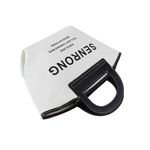 Bolsa de Mano para Mujer Hecha a Medida en Fábrica de Vietnam, Bolsas de Lona Modernas para Compras, OEM ODM - Product Image 4