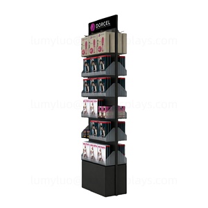 Expositor Modular para Productos Sexuales para Adultos con Ganchos y Estantes Acrílicos, Soporte de Metal de Doble Cara para Novedades, Juguetes, CD y DVD - Product Image 6