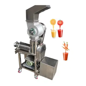 Juice production line/Fruit Juicing Equipment/electric screw type fruit cold press citrus juicer