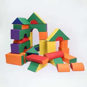 Juego de bloques de espuma de juguete para niños, juguete de escalada de 35 piezas, barato, suave, Modular, para interior, EN71