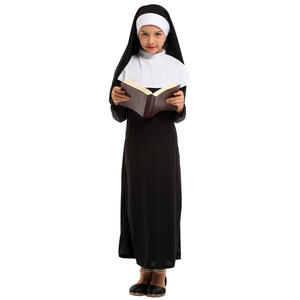Enfants chauds enfant nonne Costume <span class=keywords><strong>Cosplay</strong></span> pour filles Halloween Costumes déguisement femme conte de fées Performance Costume sexe filles - Product Image 5