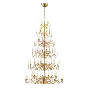 Hiện đại sang trọng Châu Âu K9 Đèn Chùm Pha Lê bakara sắt đèn Shades cho khách sạn lễ kỷ niệm đám cưới treo cho phòng khách - Product Image 3