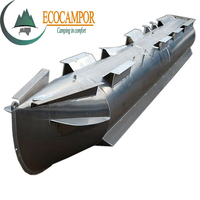 Structure de ponton en aluminium de luxe de 15 à 33 pieds avec tubes de pièces de pont certifiés CE pour le surf et d'autres activités de plein air