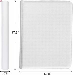 Q Y Portable 16-Pocket Card Binder, PU Cover Collector Album for Trading & Sports Cards - Product Image 6