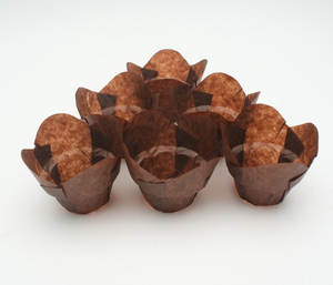 150*150*50MM Household Brown Mini Baking Lotus Muffin <strong>Cupcake</strong> Liners <strong>Case</strong> - Product Image 1