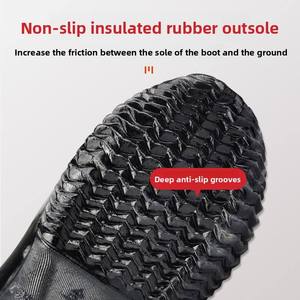 Botas <span class=keywords><strong>de</strong></span> Seguridad <span class=keywords><strong>de</strong></span> Goma Aislantes <span class=keywords><strong>de</strong></span> Alta Tensión (10KV 20KV) para Electricistas, Anti-Impactos, Media Caña, <span class=keywords><strong>Calzado</strong></span> <span class=keywords><strong>de</strong></span> <span class=keywords><strong>Trabajo</strong></span> - Product Image 3