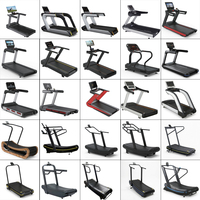Caminadora Eléctrica Comercial con Consola de Pantalla Grande y Cinta de Correr Ancha para Entrenamiento Cardiovascular Profesional en Gimnasios