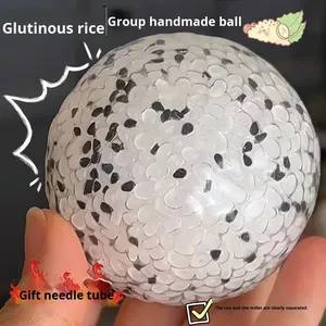 Juguete Antiestrés de EVA con Forma de Bola de Arroz de Sésamo, Hecho a Mano, Moldeable, de Descompresión, de Rebote Lento, Unisex, para Mayores de 14 Años, Estudiantes - Product Image 5