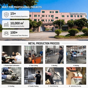 Conjunto de Comedor de Aluminio para Exteriores, Mesa de Teca Impermeable y Sillas de Ratán, Muebles de Comedor para Área de Piscina de Hotel - Product Image 4