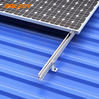 Rail de montage solaire photovoltaïque en aluminium Soeasy, support d'installation de panneaux solaires pour toit métallique, système de fixation sur toit