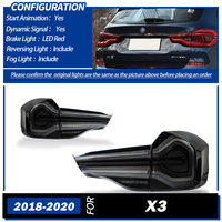 Conjunto de Luces Traseras para BMW X3 2018-2021, Modelos G01 G08, Actualizado con Nuevas Señales de Giro Secuenciales LED