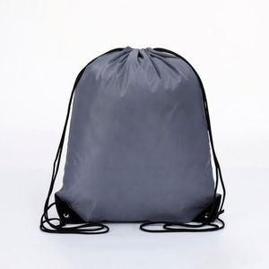 Sac de sport publicitaire en polyester à cordon de serrage double épaule avec poche, idéal pour le stockage et la vente en gros - Product Image 4
