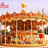 Nouvelles manèges de luxe pour fêtes foraines : carrousel à chevaux à double étage ou au sol, à vendre