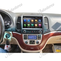9 inç QLED Hyundai Santa Fe 2012-2006 için araç DVD oynatıcı oynatıcı Android 11.0 128GB GPS navigasyon otomobil radyosu Stereo multimedya oynatıcı