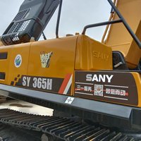 Excavatrice d'occasion Sany SY365H bien entretenue, moteur Isuzu, hydraulique à couple élevé, 36 tonnes, godet de 1,9 m pour carrière et exploitation minière