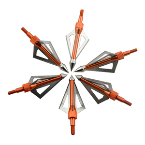 Tir à l'arc 75 Grain 100 Grain 125 Grain Têtes larges à 3 lames coupées pour composé/<span class=keywords><strong>Trad</strong></span> - Product Image 1