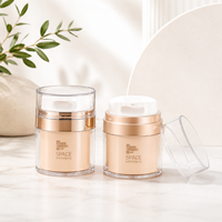 Flacon pompe sans air YN505C à filetage direct usine, 30-100 ml, avec bouchon PETG, pot cosmétique sous vide pour emballage de sérum et lotion