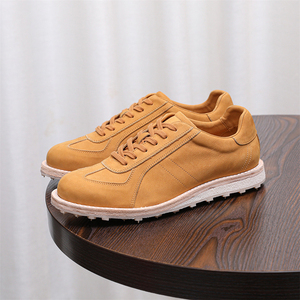 Chaussures Derby décontractées pour hommes <span class=keywords><strong>de</strong></span> style <span class=keywords><strong>vintage</strong></span> en cuir <span class=keywords><strong>de</strong></span> vachette, semelles en caoutchouc antidérapantes, chaussures <span class=keywords><strong>de</strong></span> <span class=keywords><strong>golf</strong></span> respirantes - Product Image 5