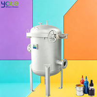 Équipement de filtration multi-sacs à ouverture rapide SS304 316L avec revêtement électrophoretique pour la filtration des produits chimiques pétrochimiques et de précision