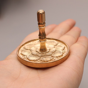 Pure copper beginner incense ceremony <b>tool</b> kit, incense ash press, brass seal <b>engraving</b> accessories kit, rubbing mold supplies, - Product Image 4