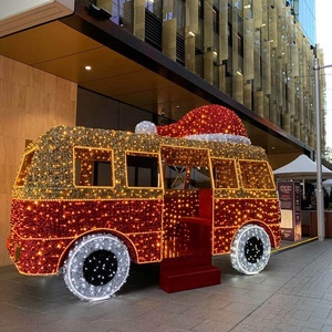 Maßgefertigtes Großes Outdoor 3D LED Fahrzeug-<span class=keywords><strong>Traktor</strong></span>-Motiv-Licht für Weihnachten, Straßen, Parks und Landschaftsdekoration - Product Image 3