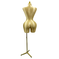 Mannequin Femme en Tissu avec Courbes Brésiliennes (BBL) pour Robe de Mariée, Demi-Corps, Grande Taille, Poitrine Généreuse, Fesses Proéminentes, Hauteur Réglable