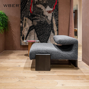 WBERT Creative Single Sofa Chair Light Luxury Italian Leisure Chair for Dining Irregular Lazy Balcony Bedroom Design - Product Image 5