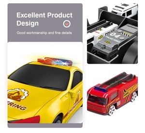 1:64 light music electric storage game alloy toy cars for kids - Product Image 4