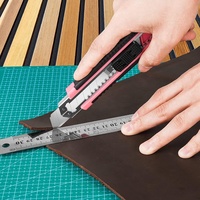 Nouveau couteau utilitaire en alliage épaissi couteau de coupe de boîte rétractable ultra pointu