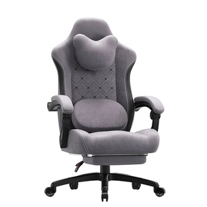 Chaise de Gaming 2026 Haut de Gamme à Dossier Haut, en Tissu Respirant, avec Massage Vibrant Chauffant et Support Lombaire Chauffant - Product Image 3