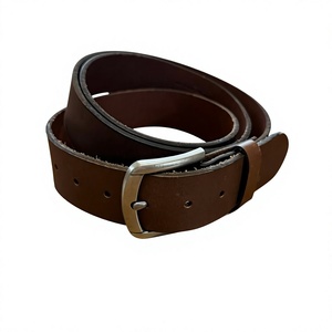 Cinturones de Cuero Genuino para Hombre BS INTERNATIONAL, Estilo Vintage, Hebilla de Acero, Resistentes al Agua, Ecológicos, Duraderos y Resistentes - Product Image 2
