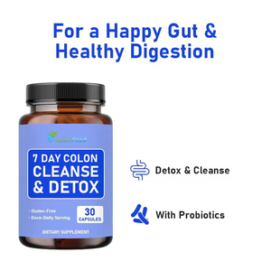 Cápsulas de Desintoxicación y Limpieza de Colon de Alta Calidad, 7 Días, con Hoja de Senna, Reparación de la Salud Intestinal, Control de Peso, Apoyo Digestivo - Product Image 6