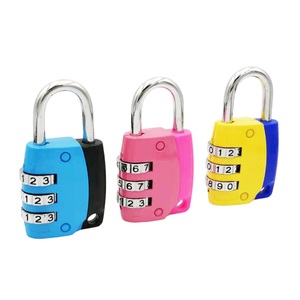 <span class=keywords><strong>Cadenas</strong></span> carré Kamal HB30 en alliage de zinc avec combinaison à 3 chiffres et blocs de couleur, idéal pour valise, sac à dos et voyage - Product Image 1